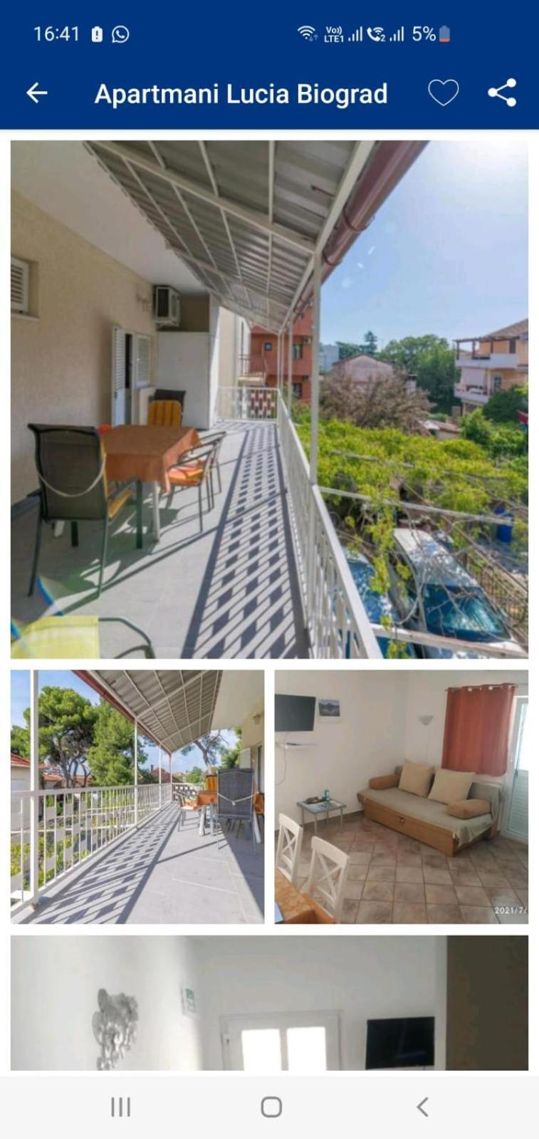 Apartmani Lucia Biograd Biograd Na Moru Buitenkant foto